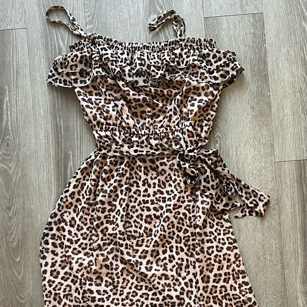 Animal print dress